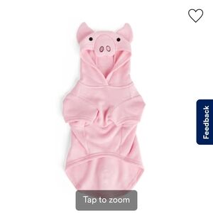 Pink Pig Costume for Pets (NWT)